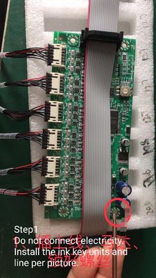 5UTR Ryobi Control Circuit Board Ink Key Motor Replace