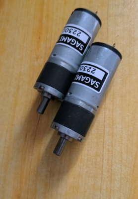 Shinohara Sagami Motor 2230U 12 Volt Potentiometer M22E10 2k