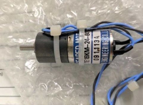 2 PCS 24V Micro Geared Motor TE 16KM-24-64 / 864 / 256