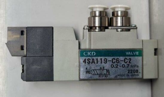 4SA119-C6-C2 Solenoid VALVE CKD 0.7MPa 12V Shinohara Printer Parts
